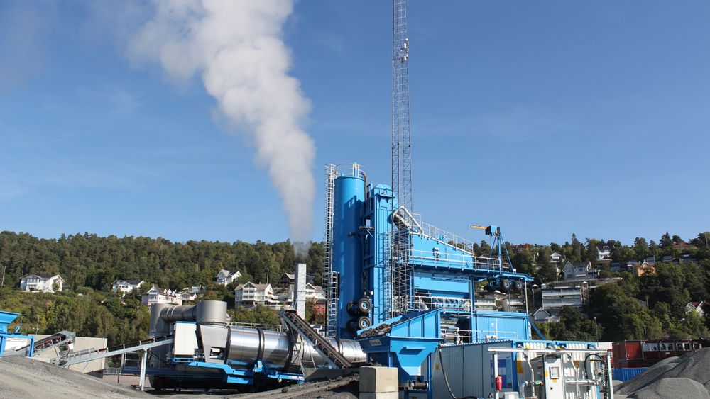 NCC nye asfaltfabrikk i Trømsø skal produsere såkalt Green Asphalt, hvor Co2-utslippene reduseres med rundt 30 prosent.
