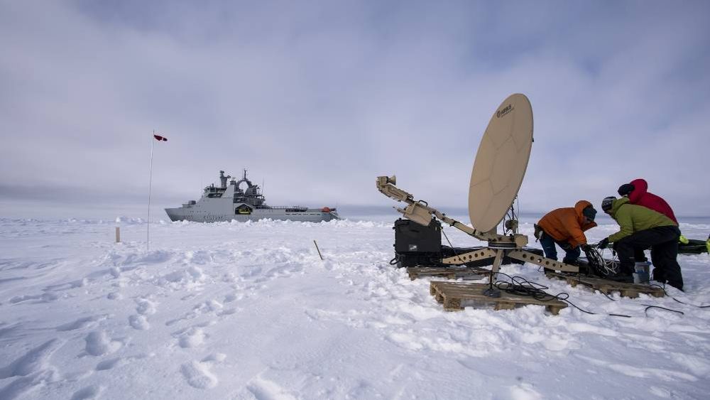 Forsvarsmateriell, Kystvakten og Cyberforsvaret har tidligere testet bredbåndsdekning i Arktis