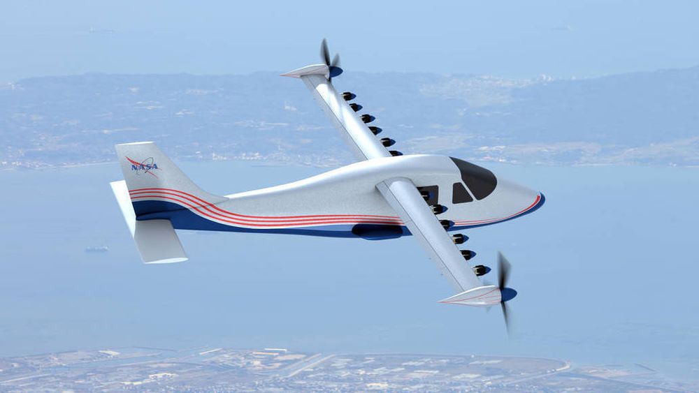 NASA X-57 Maxwell er et eksperimentelt fly som er modifisert til å fly elektrisk med 14 elmotorer. Lignende maskiner kan kanskje trafikkere kortbanenettet i Norge i fremtiden.