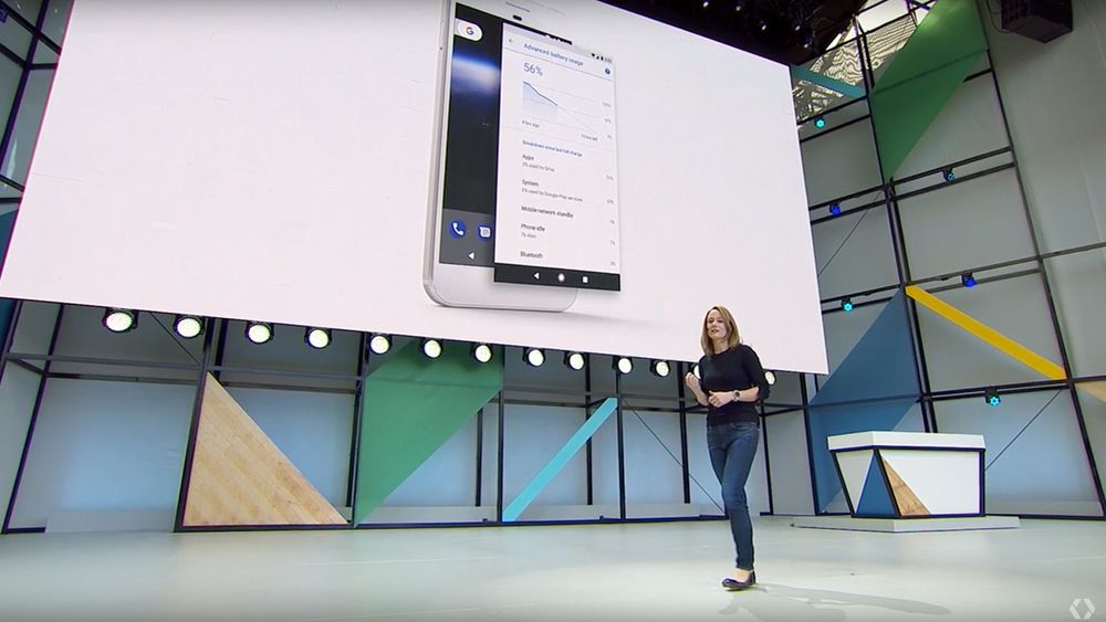 Android-sjef Stephanie Saad Cuthbertson i Google.