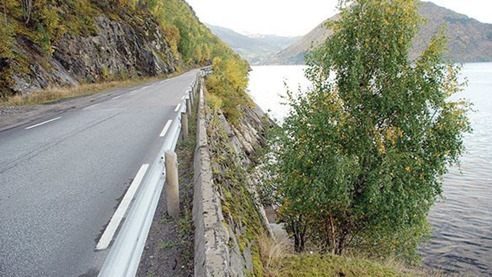 Her kommer nordre påhugg i Goteviktunnelen. Sprengstein fra den skal brukes til å bygge opp vegbanen gjennom den planlagte tunnelen under Vikafjellet som skal gå gjennom fjell av dårligere kvaliet