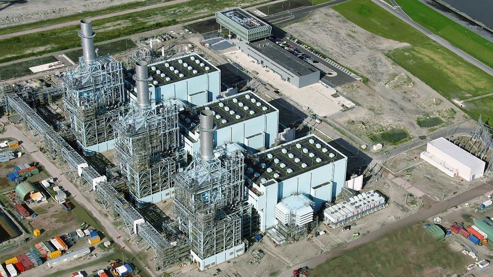 Vattenfalls gasskraftverk Magnum i Nederland.