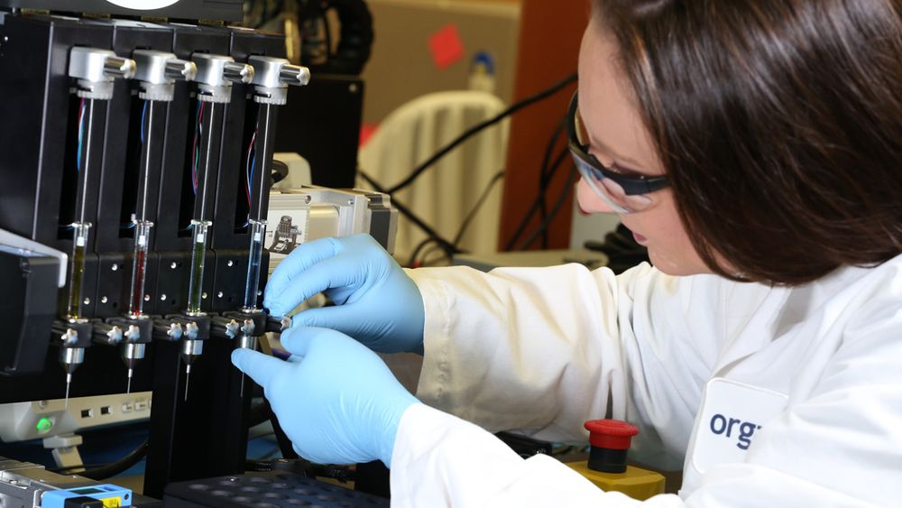 Bioprinting av menneskevev hos Organovo.