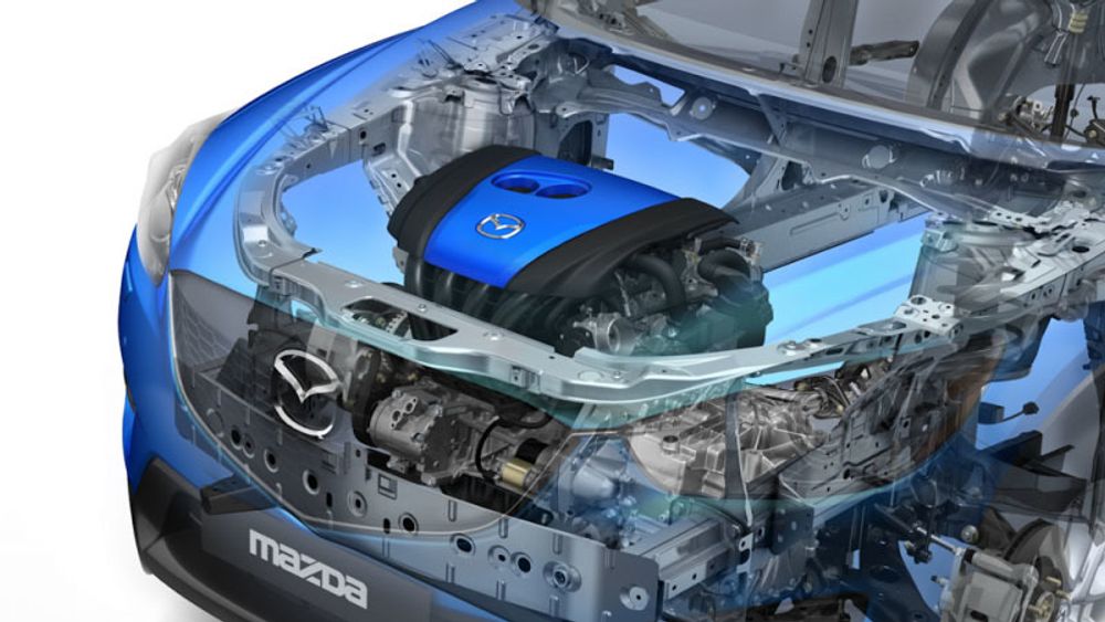 Planene til Mazda innebærer at bensinmotorene vil bli mer effektive enn produsentens dieselmotorer.