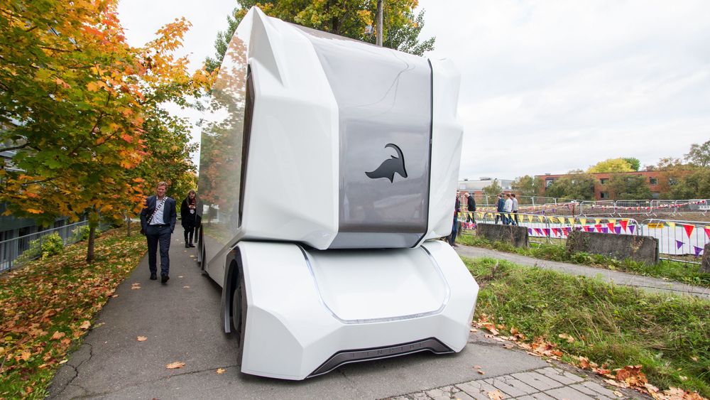 Einrides T-Pod er en selvkjørende lastebil som kan komme på veien i 2020 dersom det går som selskapet håper.