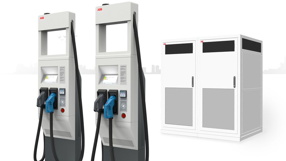 ABB Terra HP-ladestasjoner skal kunne levere 350 kilowatt.