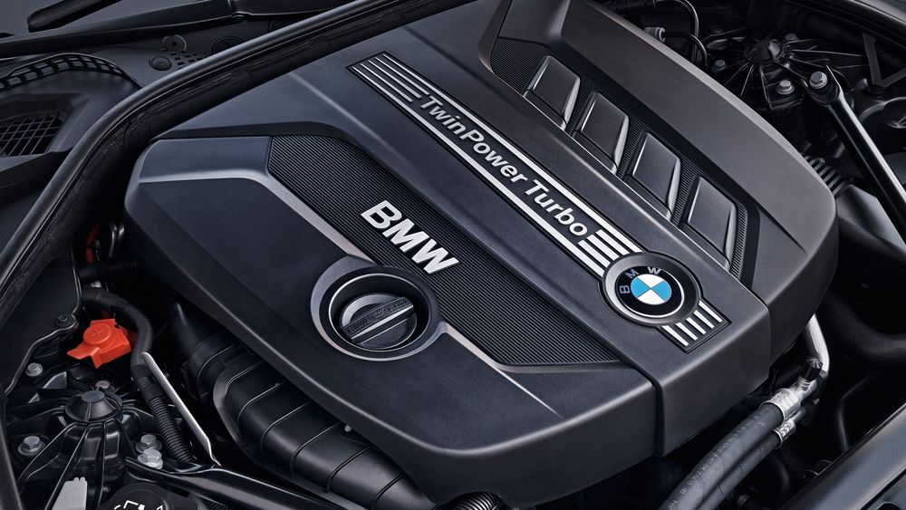 Dieselmotor fra BMW 520d.