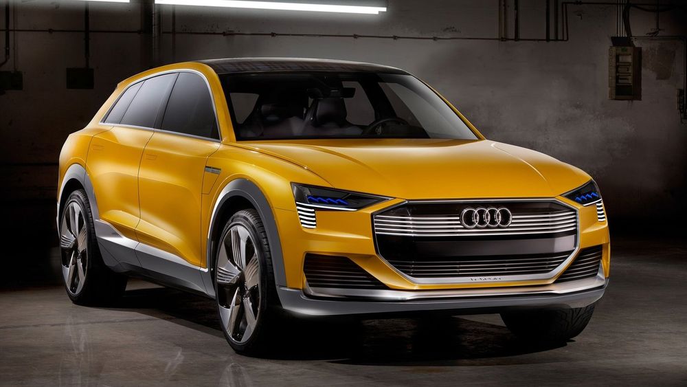 Audis hydrogenkonsept h-tron quattro concept. 