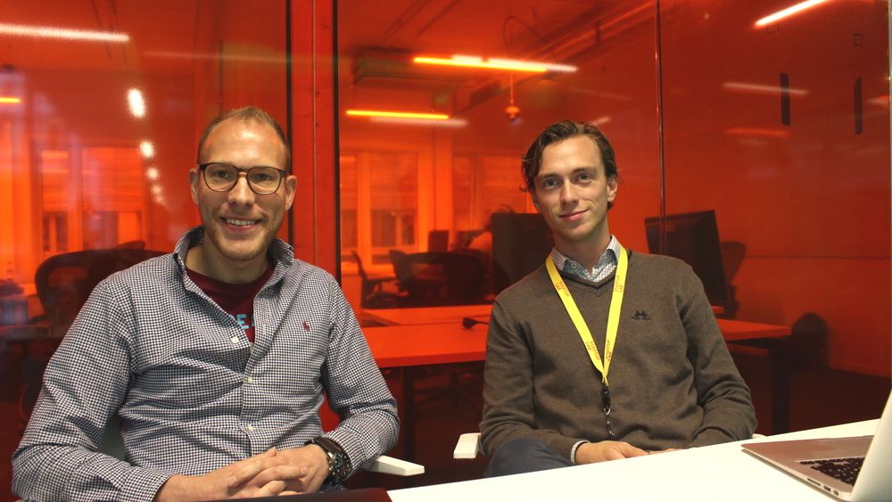 Ariel Fischer og Benjamin Kjær utgjør to tredeler av Quantifio-teamet.