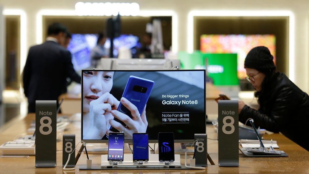 Samsung presenterte tirsdag et resultat for tredje kvartal på 9,8 milliarder dollar. Illustrasjonsfoto.