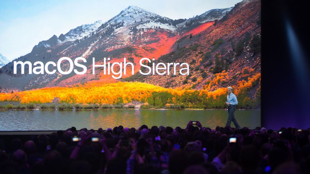 Illustrasjonsbilde: Fra Apples introduksjon av MacOS High Sierra.