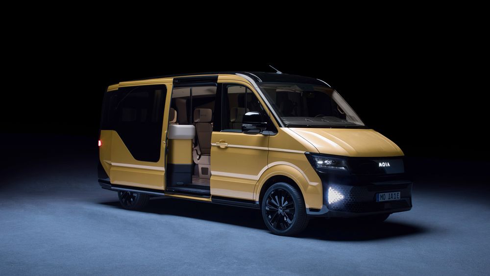  Den såkalte Moia-bilen er en elektrisk Transporter, som skal settes i trafikk neste år.