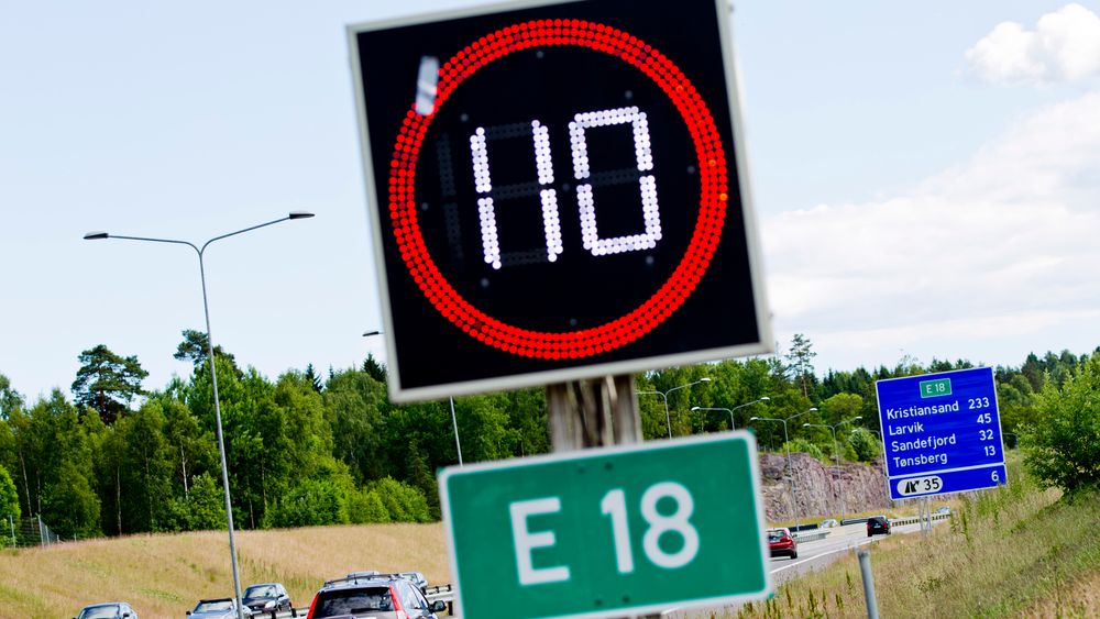 Rapporten konkluderer med at dagens fartsgrenser må senkes om man skal nå nullvisjonen om ingen drepte eller hardt skadde i trafikken.