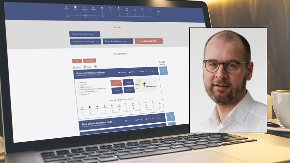 MUS VS. ELEFANTER: Øystein Viland var rektor ved en ungdomsskole før han ble direktør for IT-selskapet Vigilo. Nå kritiserer han andre leverandører for å ha låst inn kommunene med skole-IT. Selv oppfatter han selskapet sitt som en liten mus i kamp med elefanter.