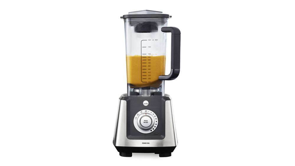 Wilfa powerfuel blender ligger i dagens kalenderluke.