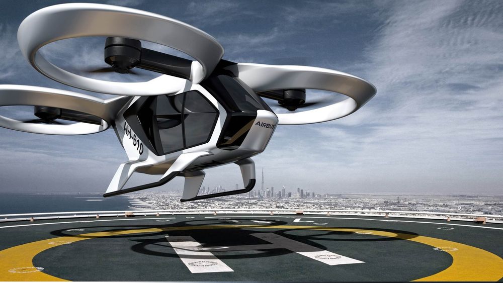 Allerede i slutten av 2018 skal Airbus prøvefly nye helelektriske CityAirbus. Den nye droneliknende luftfarkosten skal ta tre passasjerer og en pilot, men målet er autonom flyving, slik at alle fire kan være passasjerer.