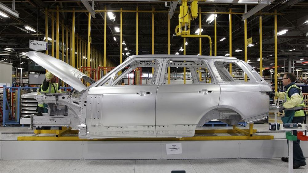 Hydro leverer aluminumsdeler til Range Rover. En Range Rover Sport ble 500 kilo letter ved å erstatte stål.