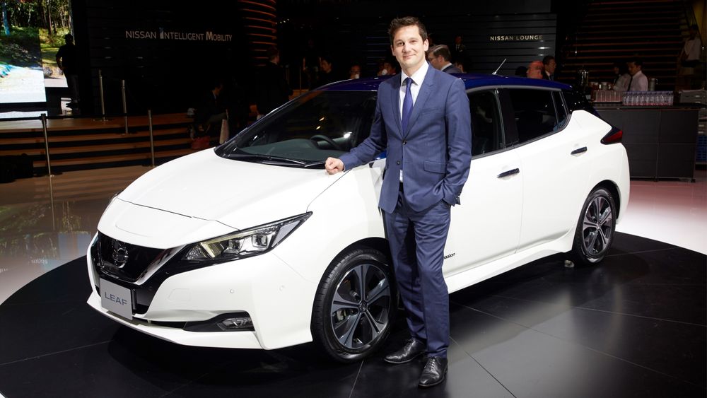 Gareth Dunsmore, direktør for elektriske kjøretøy i Nissan Europe.