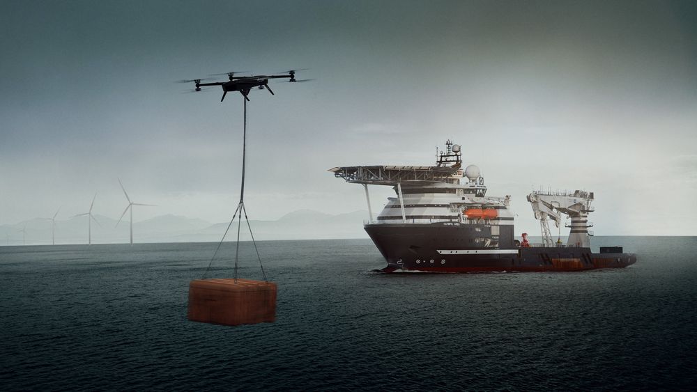 Droneløft mellom skip og installasjon kan gi sikrere operasjoner, utvide værvinduet og effektivisere overførign av mindre mengder gods og forbruksartikler.