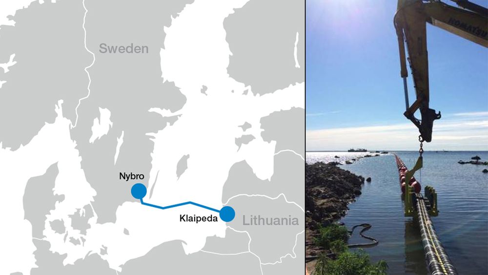 Nordbalt-forbindelsen for høyspent likestrøm går mellom Nybro i Småland og Klaipeda i Litauen. Etter bare to år må den bygges om. 