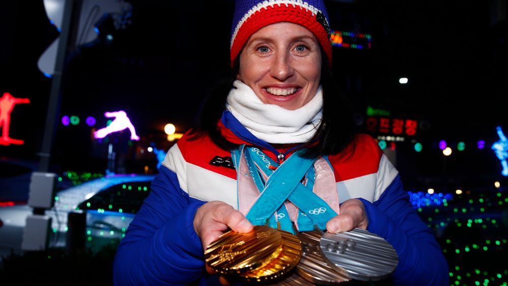 Ski-dronninga Marit Bjørgen hentet hjem tilsammen fem medaljer fra OL i  Pyeongchang. Nå vil hjemkommunen hedre henne med et eget vegnavn.