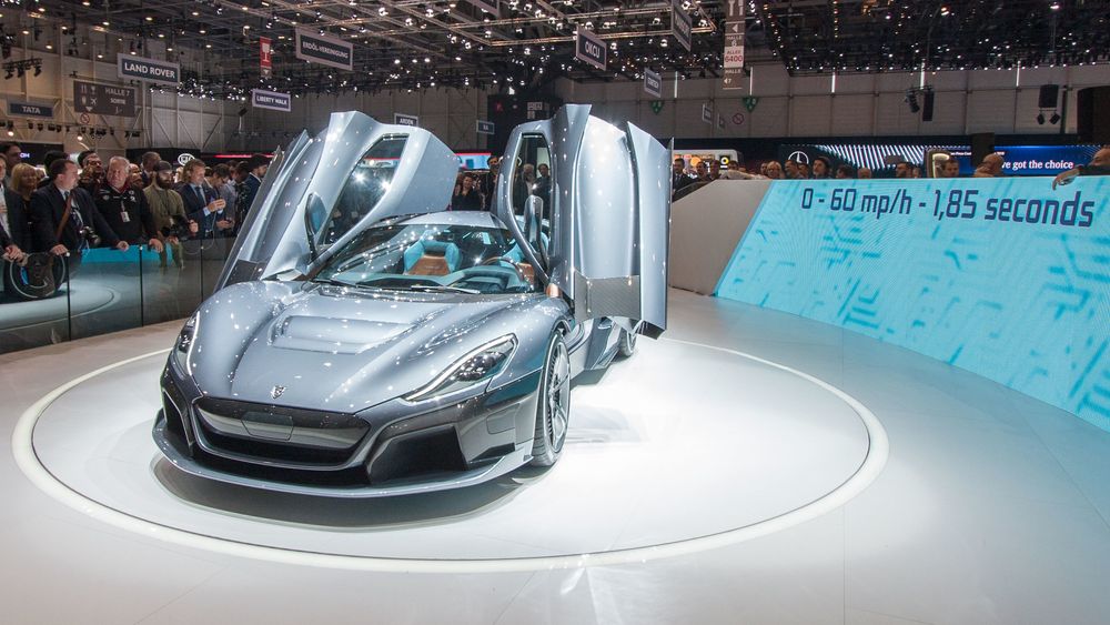 Rimac Automobili lanserte sin andre bil, som har ekstrem ytelse. Bilen har fire elmotorer.