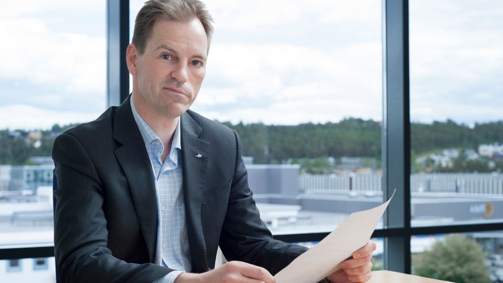 Konsernsjef Christian Stav i NTE har en ambisjon om å levere fiberbasert bredbånd til alle.