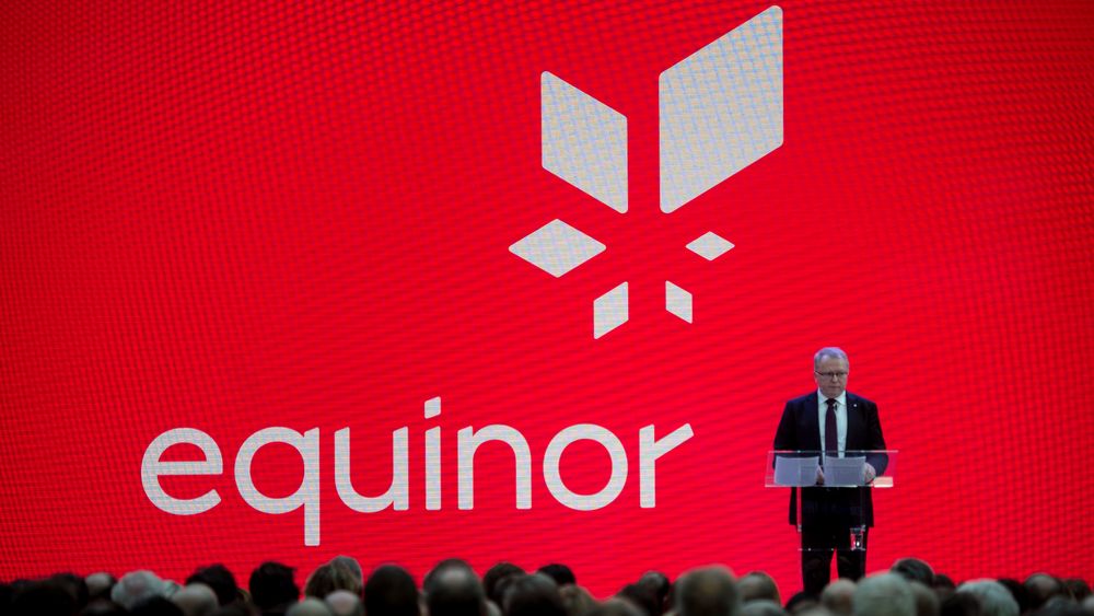 Statoil bytter navn til Equinor. Konsernsjef Eldar Sætre presenterer det nye navnet på allmennmøte i Stavanger i mars.