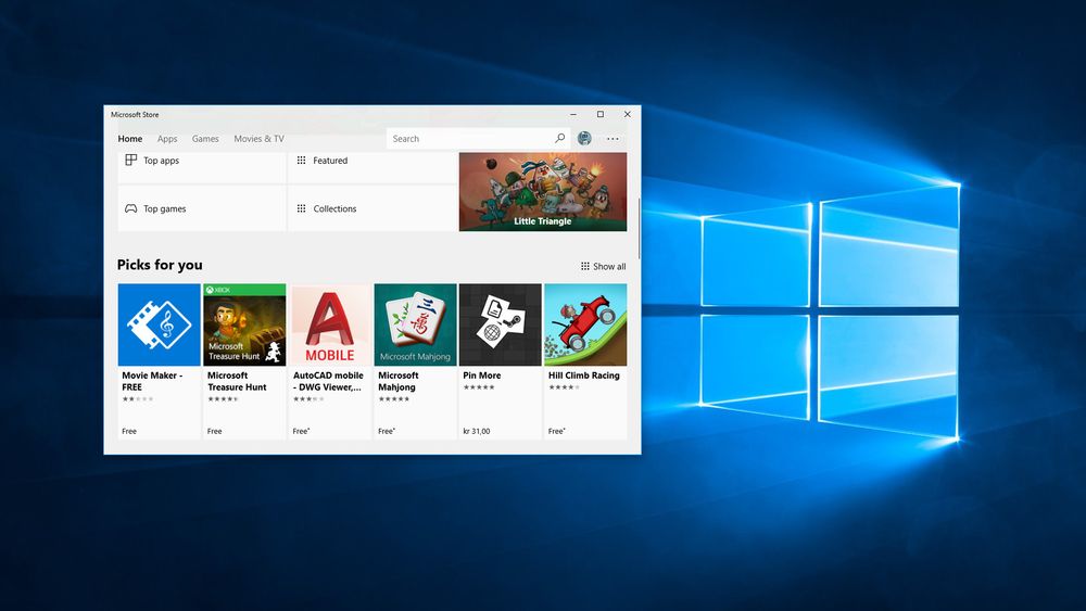Progressive webapper har nå blitt tilgjengelige i Microsoft Store. Men de forutsetter at april-oppdateringen av Windows 10 er installert.