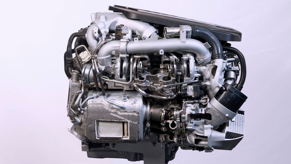 Sekssylindret dieselmotor fra BMW.