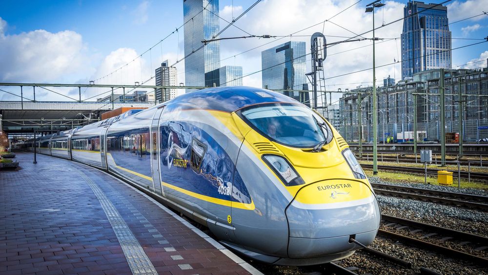 Siemens Velaro Eurostar er et av togene som kan oppnå hastighetene SJ ønsker seg. Her ved Rotterdam sentralstasjon i februar.