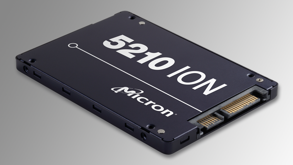 Micron 5210 ION SSD skal være den første som benytter Intel og Microns nye QLC 3D NAND-teknologi med 64 lag.