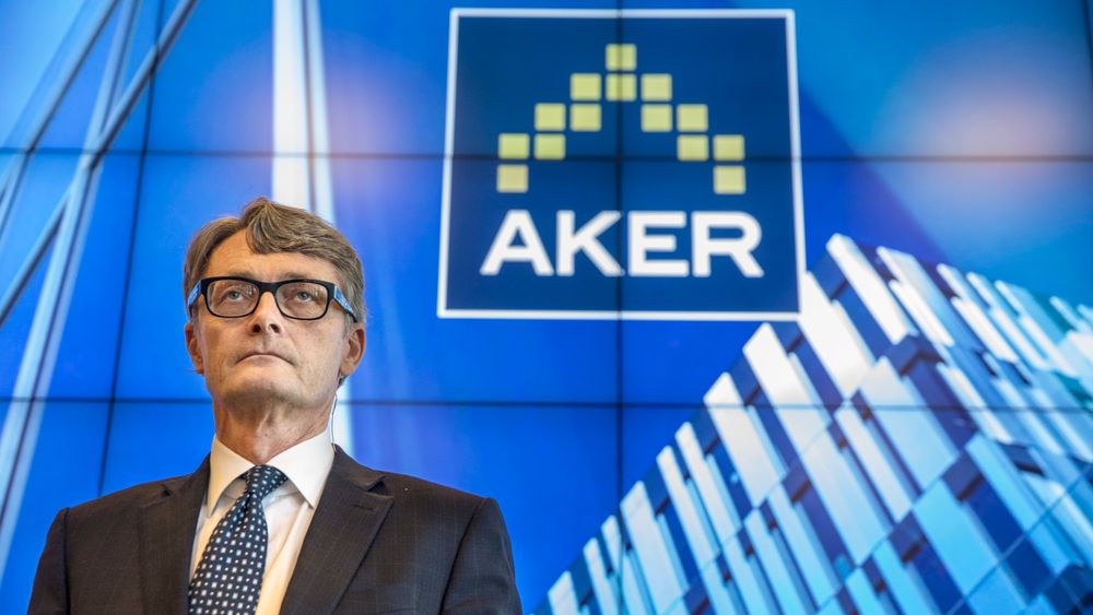 Konsernsjef Øyvind Eriksen  i Aker ASA presenterer selskapets resultater for 1. kvartal 2018.
