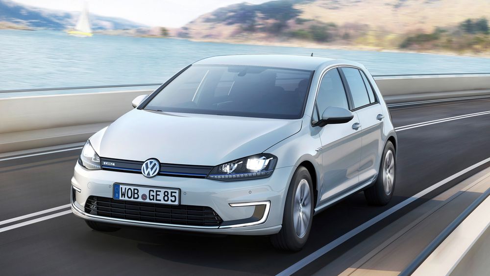 Volkswagen e-Golf er blant elbilene som får høyere produksjonstall.
