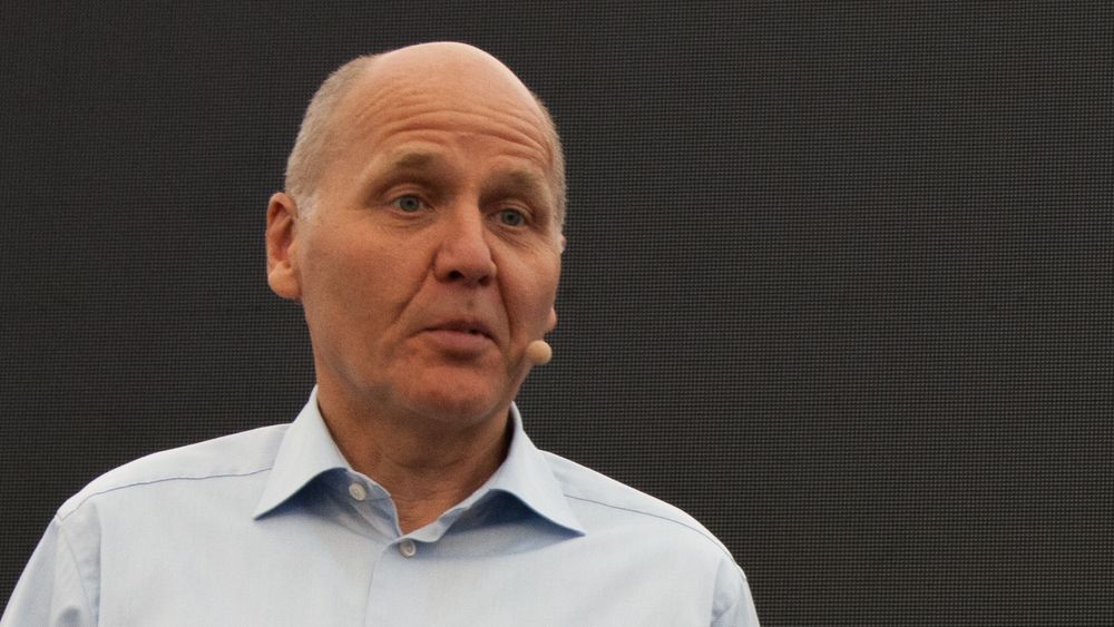 Konsernsjef Sigve Brekke under Arendalsuka, omtrent samtidig som bråket brøt overflaten og ble et offentlig anliggende.
