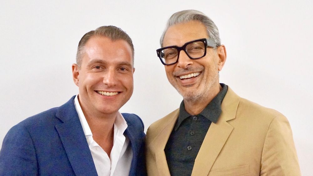 Nordisk markedskoordinator Morten Steingrimsen i Canal digital fikk en samtale med Hollywood-stjernen Jeff Goldblum.