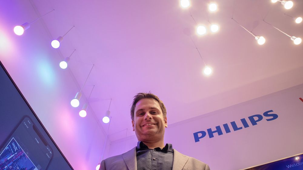 Lysende ingeniør: Teknologisjef for Signify, bedre kjente som Philips LIghtning, Georg Yianni, har store forhåpninger til hvordan