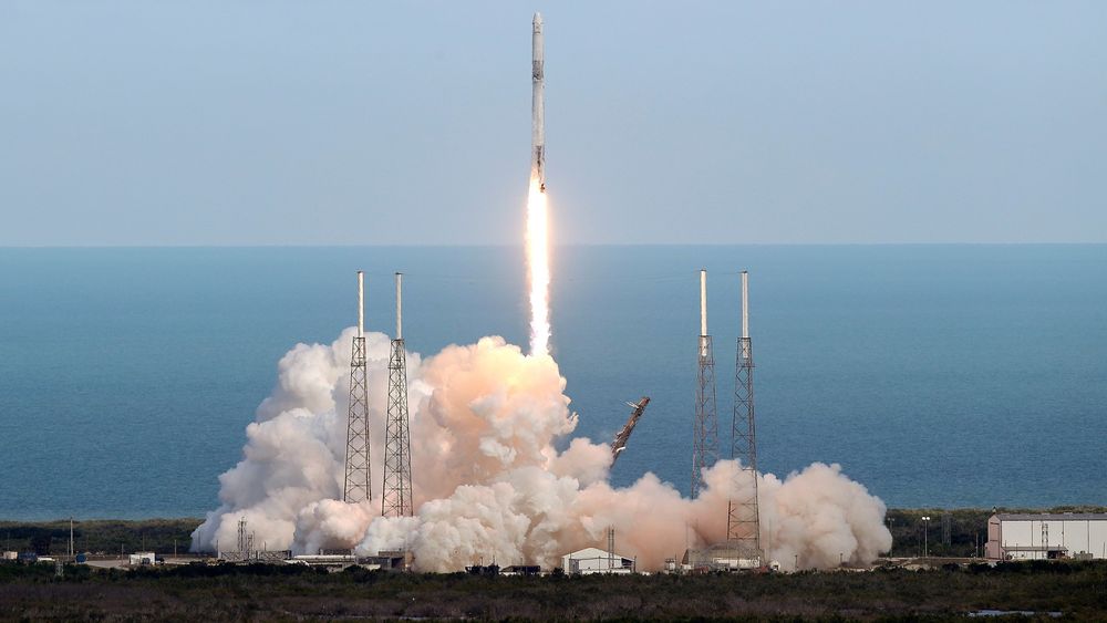 SpaceX-oppskyting tidligere i år.