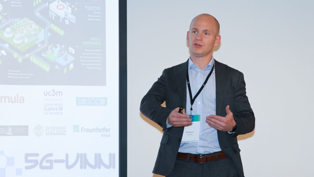 Telenor-forsker Pål Grønsund er med i et EU-prosjekt som skal lage et testsystem for 5G. 