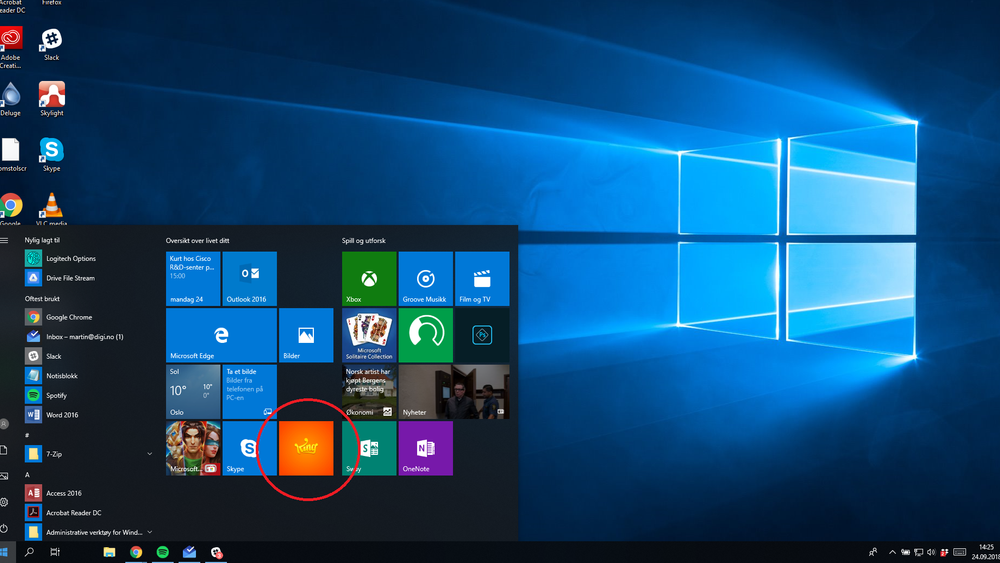 To minutter etter du har foretatt en ny og frisk installasjon av Windows 10, går Microsoft i gang med å installere bloatware på maskinen. Her med Candy Crush som eksempel. Illustrasjonsfoto.