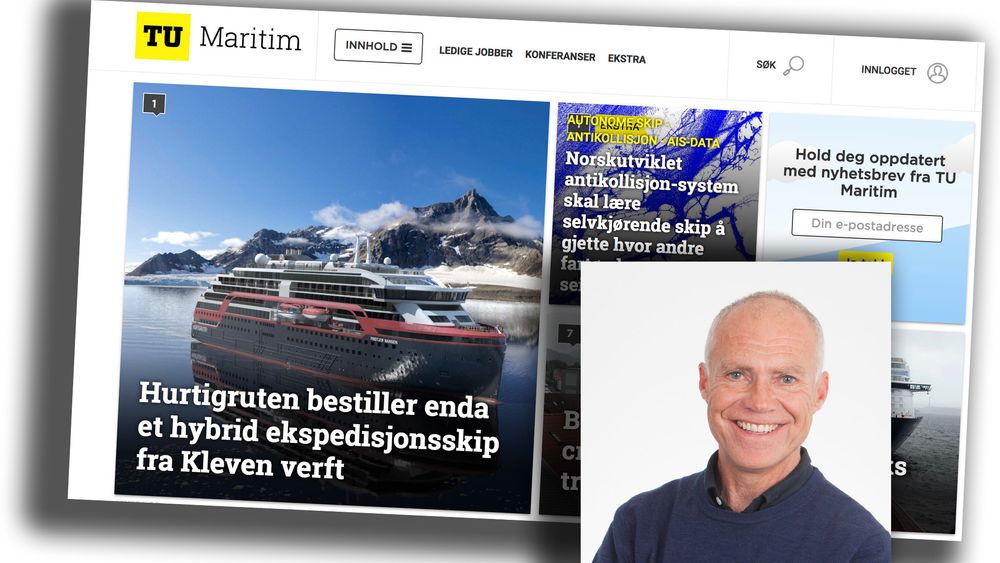 UKENS GJEST: Skipsekspert Tore Stensvold i Teknisk Ukeblad forteller om satsingen på TU Maritim. 