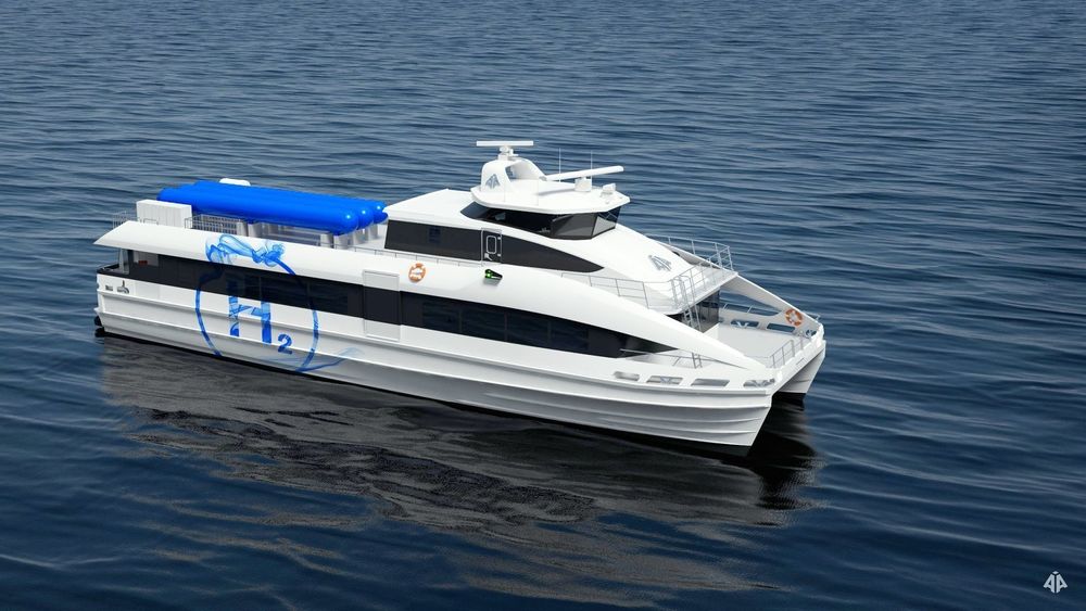 HyExpress, en 29,9 meter katamaran for 145 passasjerer designet av Brødrene Aa, er et av prosjektene involvert i Ocean HywayCluster