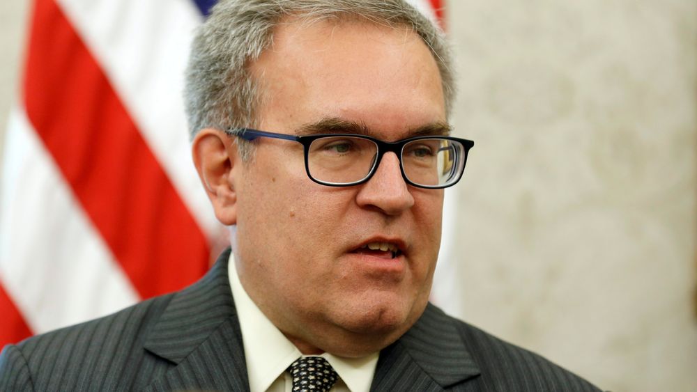 Andrew Wheeler har vært EPAs fungerende sjef siden juli.