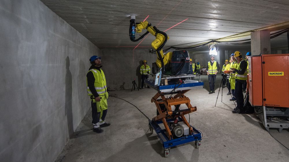 Norske nLink tjener nå penger på roboten som borer hull i betongtak.