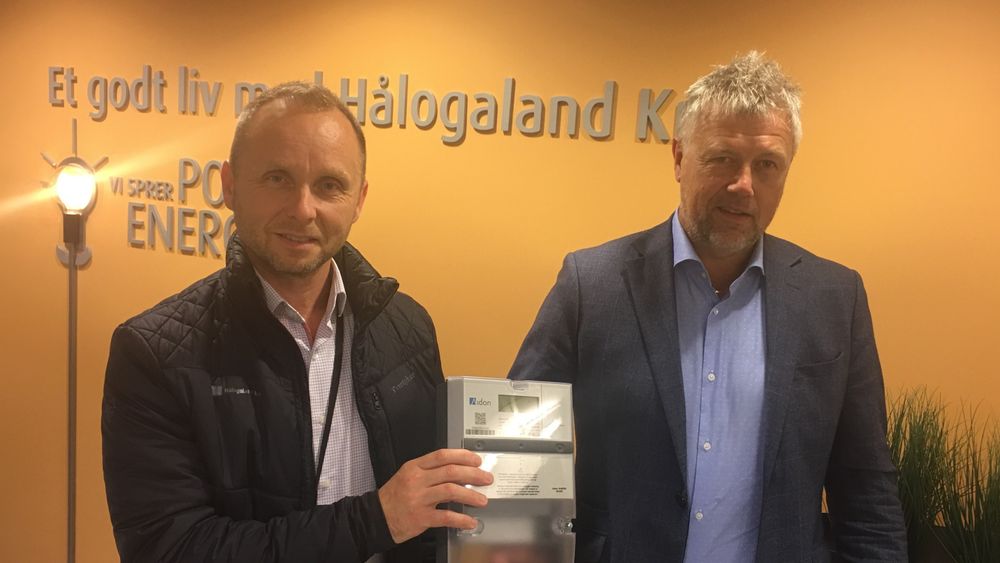 Administrerende direktør i Hålogaland Kraft, Rolf Inge Roth og daglig leder i Hålogaland Kraft Nett, Sture Hellesvik, vil se på mulighetene for å påklage gebyret fra NVE.