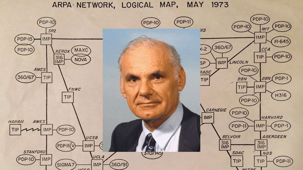 Larry Roberts var ansvarlig for utviklingen og byggingen av ARPANET fram til 1973.