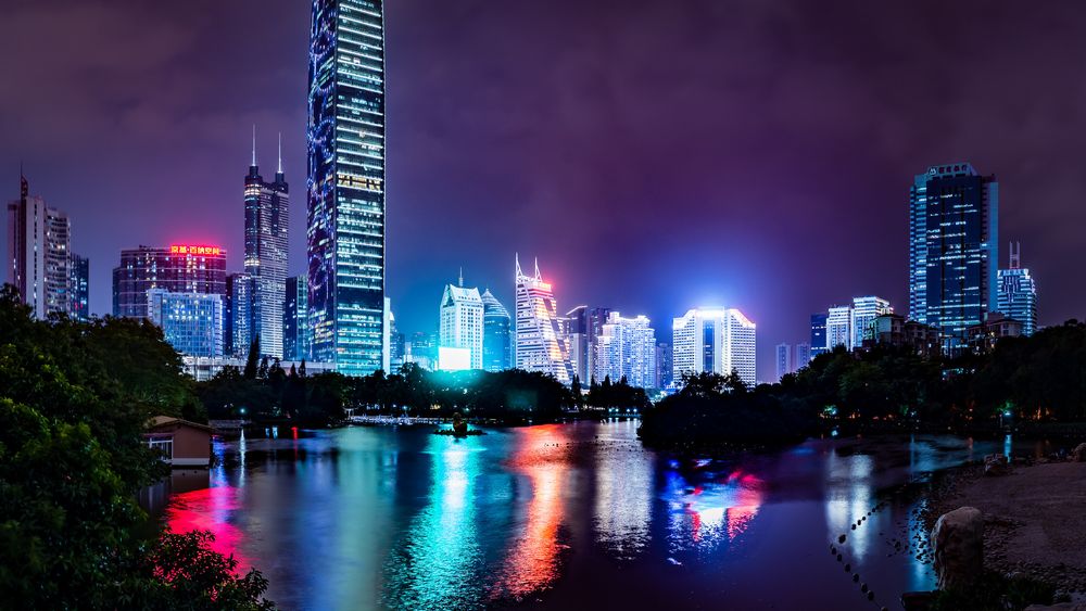Huaweis hovedkvarter ligger i den kinesiske teknologihovedstaden Shenzhen i Kina. Illustrasjonsfoto.