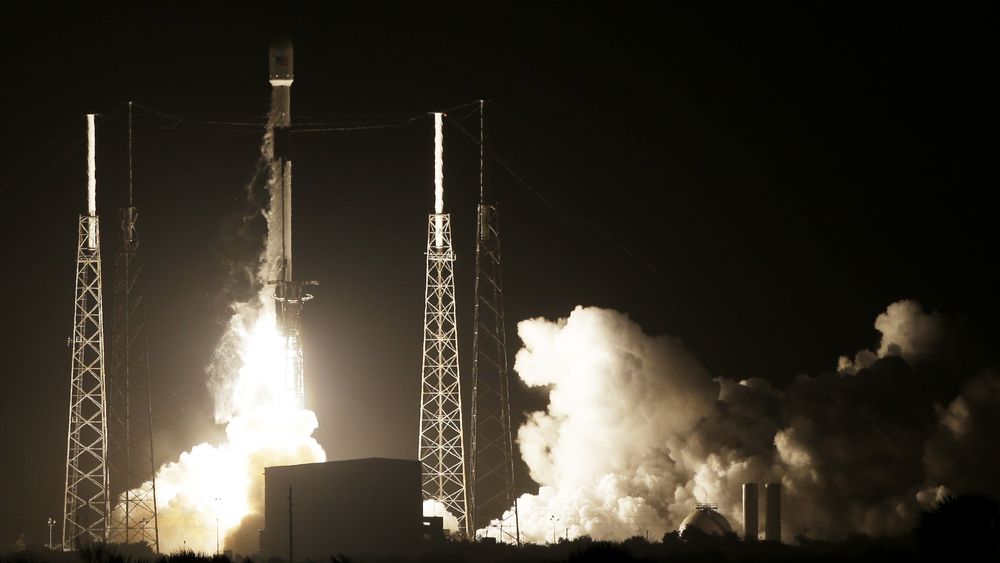 SpaceX-oppskytningen natt til fredag.