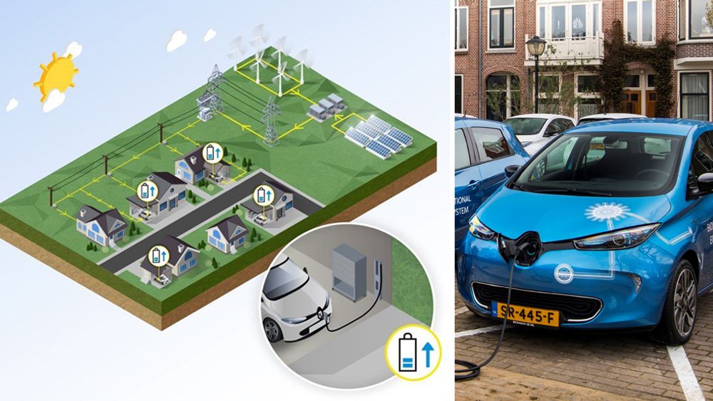 Toveislading fra Renault: Disse bilene leverer strøm tilbake til nettet.