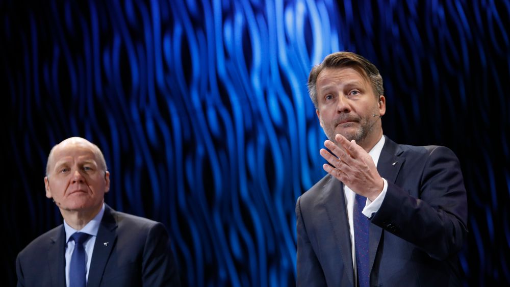 Telenors konsernsjef Sigve Brekke og Jørgen C. Arentz Rostrup var tirsdag ute og snakket varmt for kjøpet av 54 prosent av den finske mobil, bredbånd og kabel-TV-operatøren DNA. 